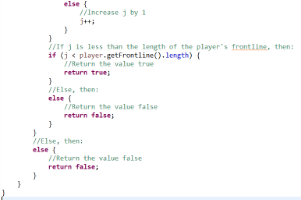 Screenshot of the second part of the effect behaviour method of the support card res ma class